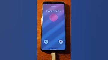 Samsung Galaxy S9+ incoming call has battery empty! #shorts