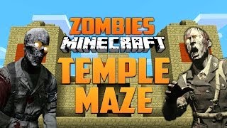 MINECRAFT ZOMBIE TEMPLE MAZE ★ Call of Duty Zombies (Zombie Games) screenshot 5