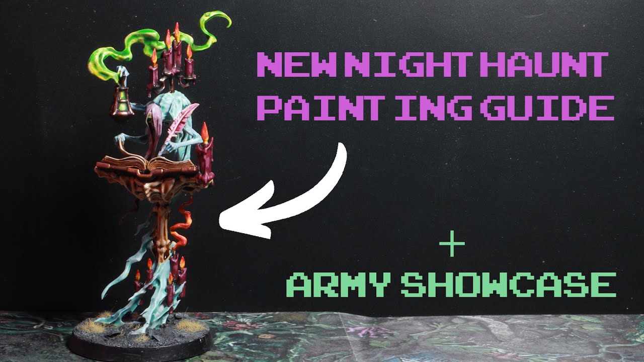 How to Paint NEW Nighthaunt Scriptor Mortis YouTube