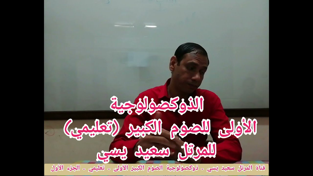 ذوكصولوجية الصوم الكبير الأولى /نيك ناي أو باتشويس /تعليمي /الجزء الأول للمرتل سعيد يسي