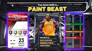 DOMINATE Like SHAQ in the Paint! Best Center Build in NBA 2K20!