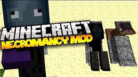 Minecraft: NECROMANCY MOD! (Bring your own monster to life!) | Mod Showcase