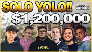 *WINNER TAKES $1,200,000* WARZONE $1,2M SOLO YOLO WSOW TOURNAMENT! - WARZONE 2