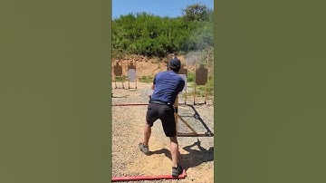 USPSA Trigger Freeze classifier 12 targets,  24 rounds 6.68 seconds..... and a happy dance