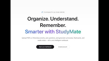 StudyMate : an AI-Powered Learning app