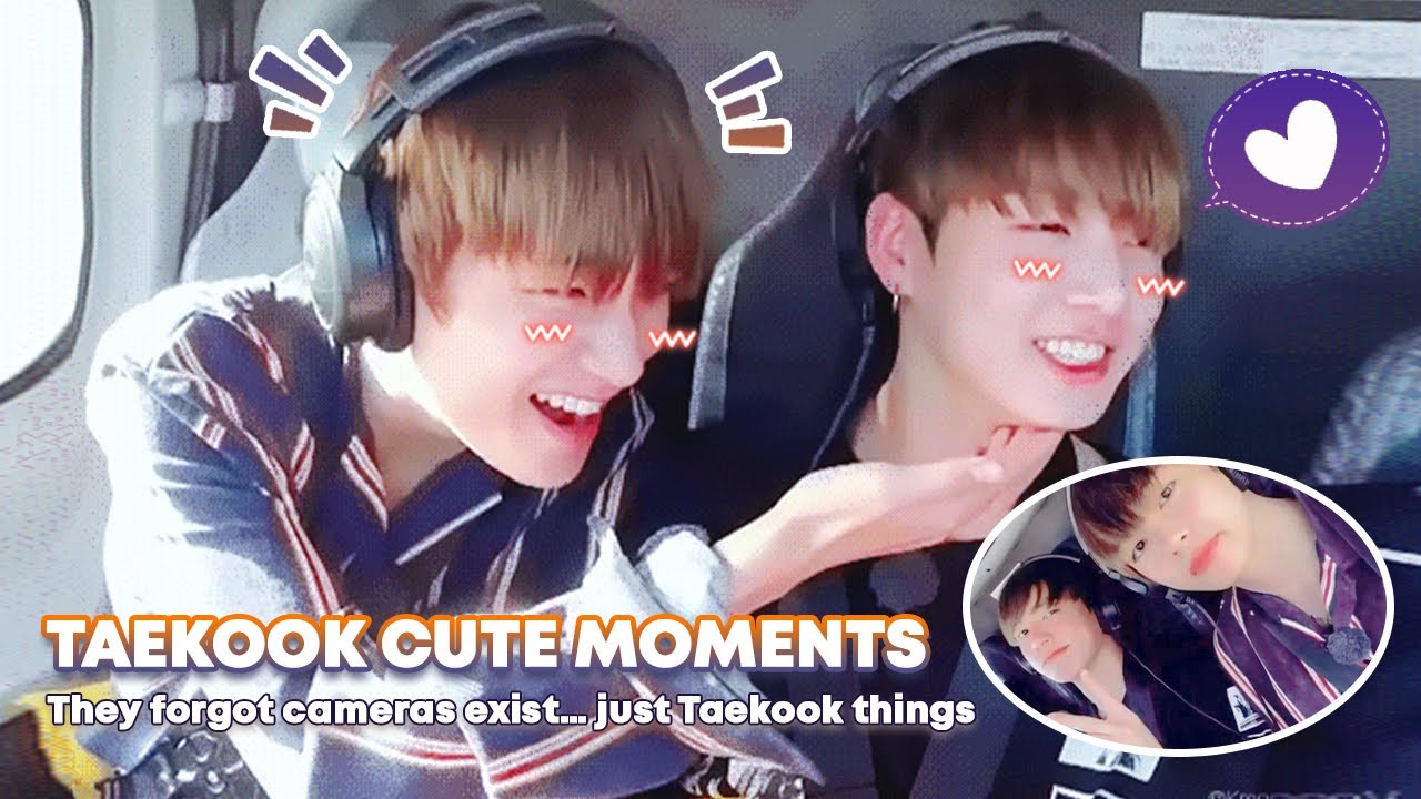 Taekook forgetting they’re on camera and just radiating newlywed energy