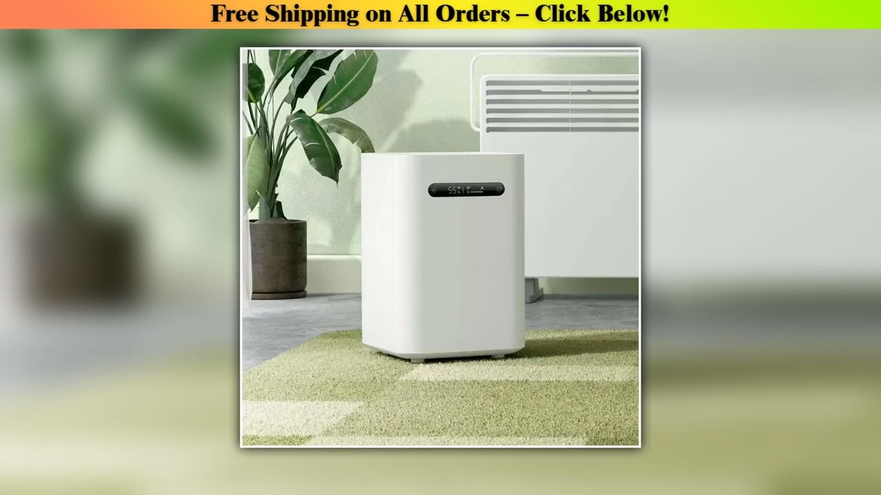 Smartmi Pure Humidifier 2 4L Water Tank No Consumables No Water Mist Smart Screen Display 99%