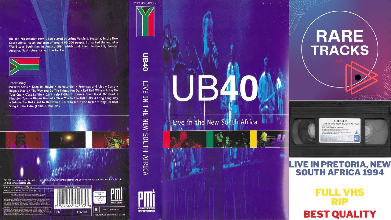 UB40   Live In New South Africa   1994   FULL VHS RIP BEST QUALITY