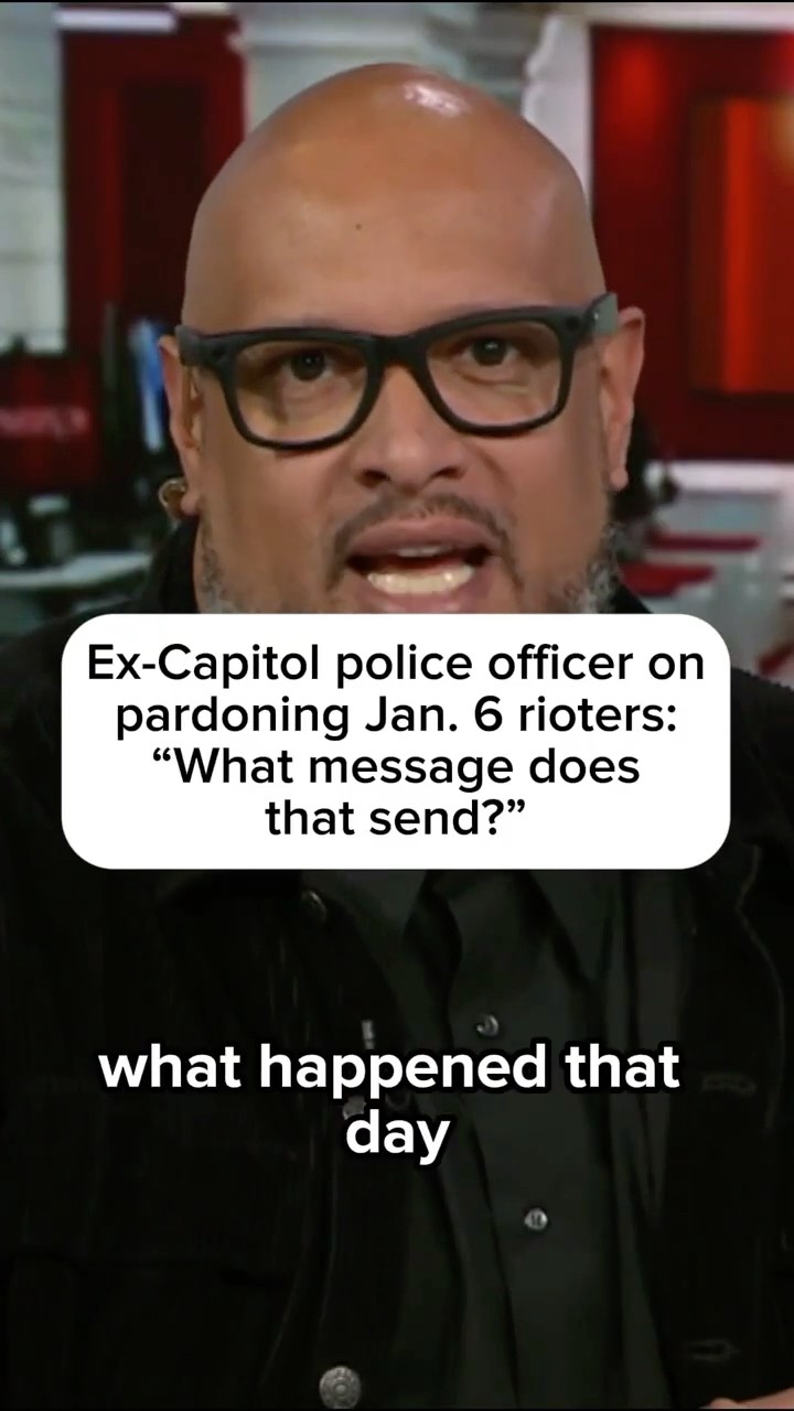 Ex-Capitol police officer on pardoning Jan. 6 rioters: ' What message does that send?'