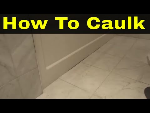 How To Caulk The Outside Of A Bathtub-Tutorial