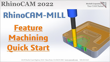RhinoCAM 2022 Automatic Feature Machining (AFM) Quick Start