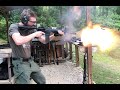 Shooting full-auto 50 Beowulf M4, M249 SAW, and Steyr AUG machine guns