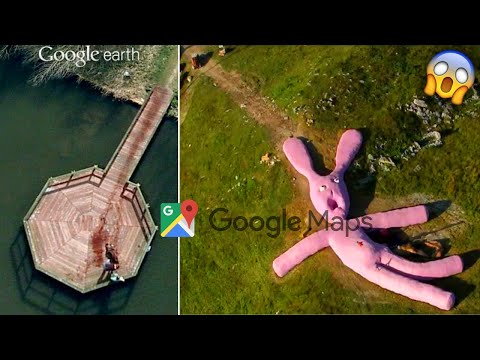 HOROR! HAL MENGERIKAN DITANGKAP KAMERA GOOGLE MAPS/EARTH #1 - INVESTIGASI KEJADIAN ANEH DI DUNIA