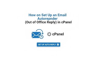 How to Set Up an Email Autoresponder (Out of Office Reply) in cPanel