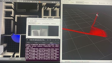 TurtleBot3 simulation route 2, version without preprocessing, model with external database
