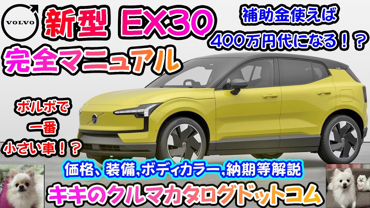 New Model] Volvo's new EX30, fully manual transmission!! Targeting