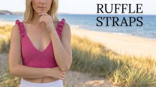 How to Crochet a V-Neck Top with Ruffles