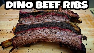 Texas Style Beef Ribs  Smoked BBQ Dino Ribs