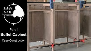 Walnut Buffet Cabinet Build Part 1: Case | Woodworking