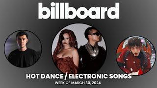 Top 50 Billboard Hot Dance/Electronic Songs | Week Of March 30, 2024