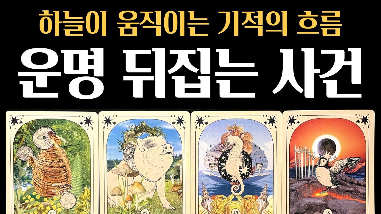 [타로]💥99.9% 미친 적중률❗이 흐름은 반드시 옵니다 💫 인생을 갈아엎는 운명적 사건– 진심으로 기원합니다🙏🏻