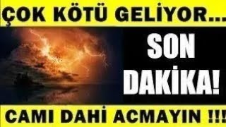 Son Dakika Meteorolojiden Ülke Geneli̇ 20 Ile Uyari Yıldırım Kuvvetli Sel Su Bskını Kuvvetli Yağş