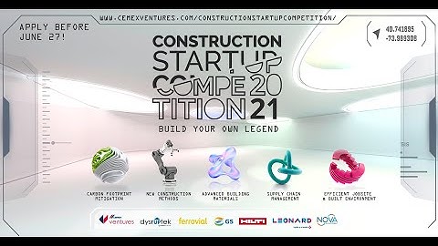 Construction Startup Competition 2021- Build your own legend