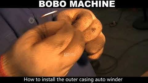 How to install the outer casing auto winder