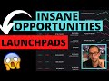 INSANE OPPORTUNTIES TO BUY LAUNCHPAD TOKENS