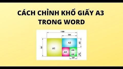 Hướng dẫn làm bìa trên word khổ a3