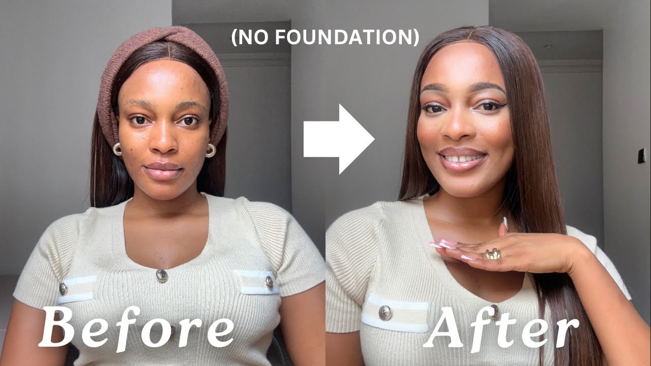 CLEAN GIRL MAKE UP: NO FOUNDATION MAKE UP ROUTINE FOR BEGINNERS - YouTube
