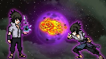 Sasuke Rinnegan V2 OP(New) VS Sasuke Indra OP(old) in Jump Force Mugen