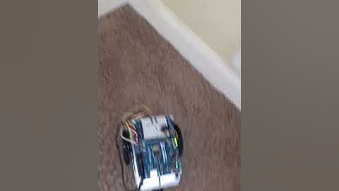 ActivityBot 360 Whiskers roaming.