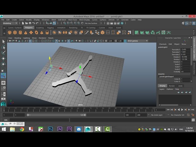 Maya 2016 Tutorial : How To Create 3D Geometry Off 2D Image - Youtube