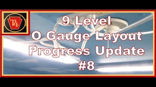 9 Level O Gauge Layout Progress Update #8: Train Table Room Lighting