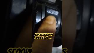 Scoopy ngempos saat di gas pelan #scoopy #shorts #shortsvideo