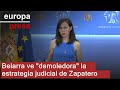 Belarra ve "demoledora" la estrategia judicial de Zapatero: "Huele muy mal"
