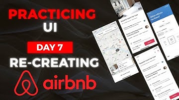 Re-creating Airbnb App Design l Day 7 I Inspired from @ABNUX I Practicing UI by Copying l #Uidesign