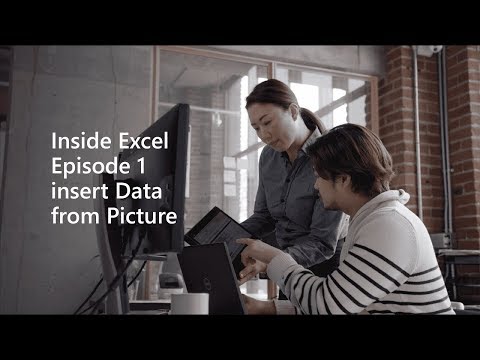 Inside Excel - Episode 1: Insert data with picture