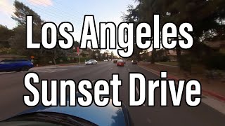 Los Angeles Sunset Drive, California, USA