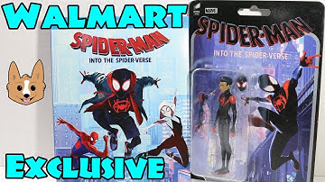 Walmart Exclusive Spider-Man Into the Spider-Verse Blu Ray Unboxing