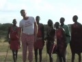 White Man Dances With Masai
