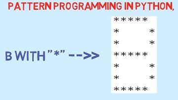 Star/Asterisk in "B" shape Python Pattern Programming.