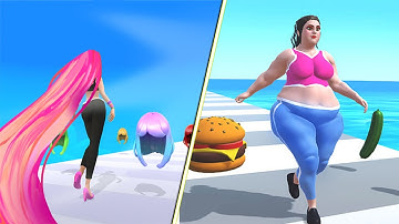 Hair Challenge Vs Body Boxing Race 3D Game Android, iOS Gameplay Walkthrough HCBB120822