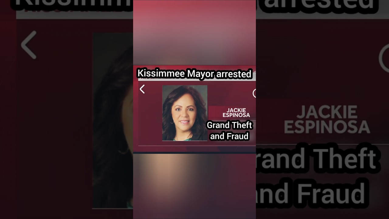 BREAKING NEWS • KISSIMMEE, FLORIDA  OCT 23, 2026 FLORIDA MAYOR ARRESTED IN $50,000 GRANT FRAUD CASE