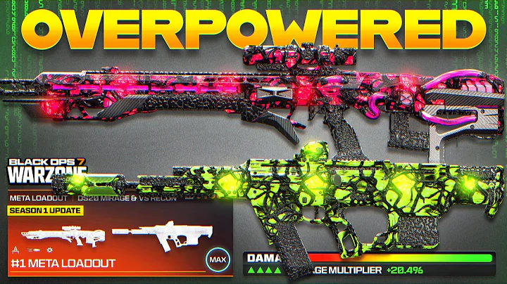 *NEW* BEST META LOADOUT for BO7 WARZONE SEASON 1 UPDATE! (Best Class Loadouts in COD WZ S1)