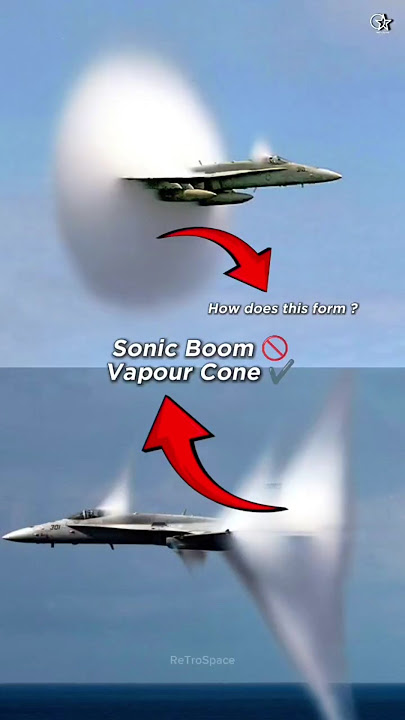 The Science Behind Jets Creating Clouds at Supersonic Speeds#shorts