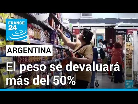 Devaluación del peso argentino, entre las primeras medidas económicas de Javier Milei