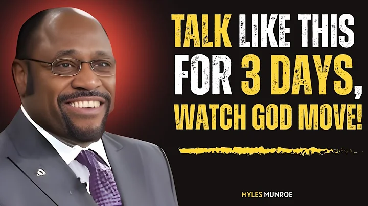 “If You Talk to Yourself Like This for 3 Days, Everything Will Change | Dr Myles Munroe Motivation”