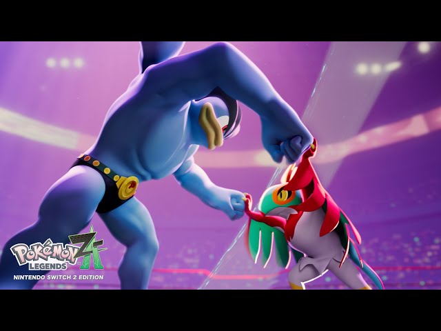 Pokémon Legends: Z-A - FULL MATCH: Hawlucha vs Machamp! - YouTube